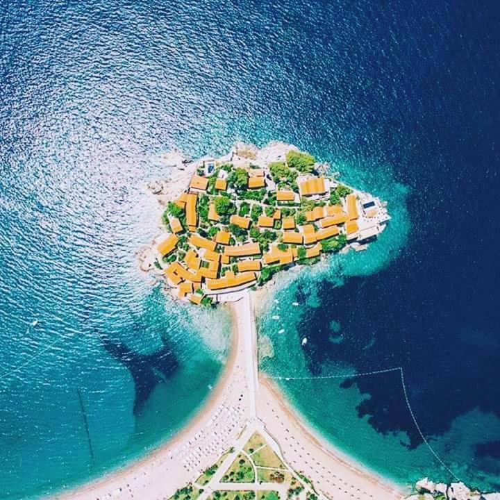 Apartments Dragisic Sveti Stefan Luaran gambar